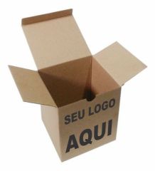Caixa de Papelão tam. 11x11x10 (Para Caneca) -pct c/ 50 unid personalizada