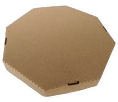 Caixa Pizza Parda Oitavada 35Cm Pacote com 25 Unidades